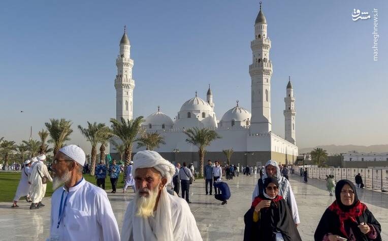 عکس/ مسجد قبا در مدینه منوره