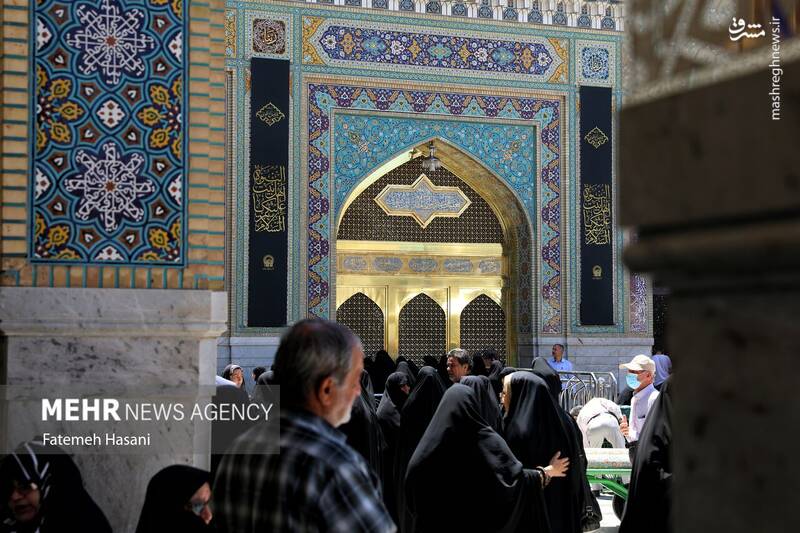 عکس / زیارت امام رضا (ع) در روز زیارت مخصوص 16