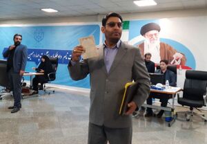 عکس/ ثبت نام آذری در انتخابات ریاست جمهوری
