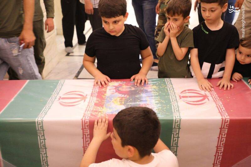 تشییع پیکر شهید سعید آبیار در حرم حضرت رقیه (س) +عکس