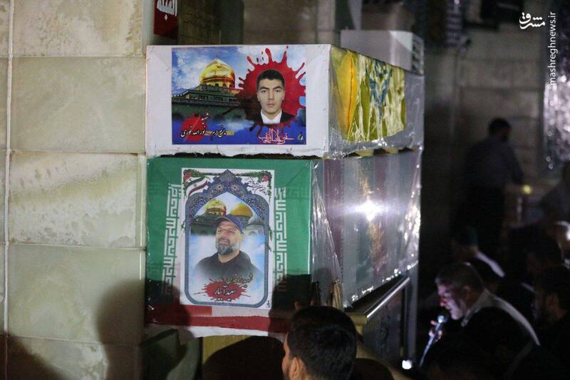 تشییع پیکر شهید سعید آبیار در حرم حضرت رقیه (س) +عکس