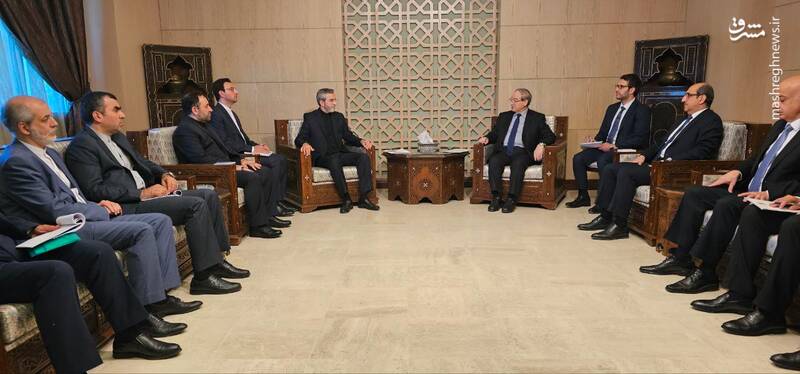 دیدار باقری‌ با وزیر خارجه سوریه