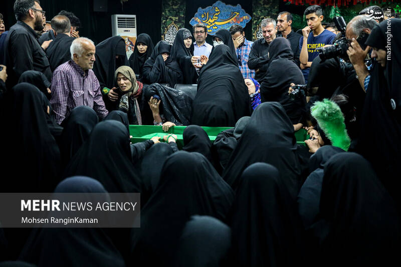 عکس/ وداع با پیکر مطهر شهید «نورالله نوری» در معراج شهدای تهران