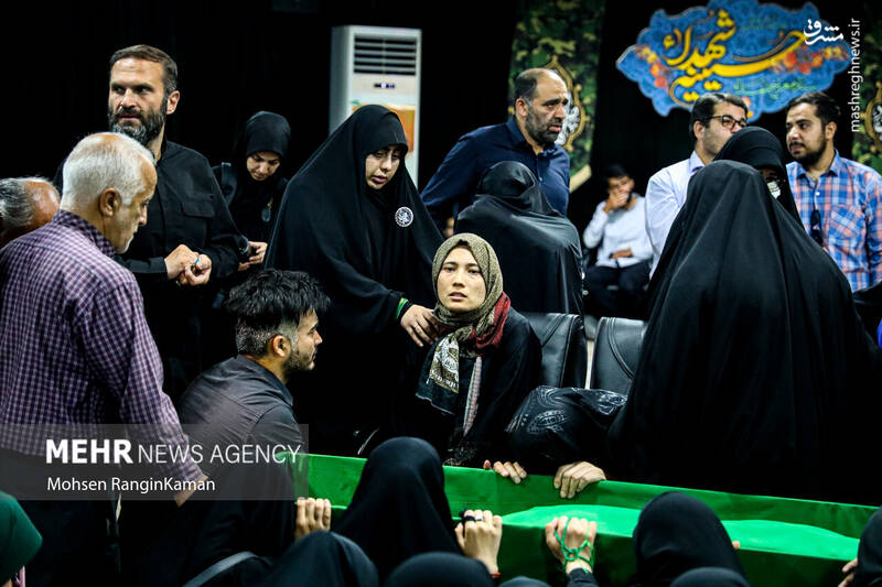 عکس/ وداع با پیکر مطهر شهید «نورالله نوری» در معراج شهدای تهران