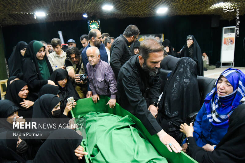 عکس/ وداع با پیکر مطهر شهید «نورالله نوری» در معراج شهدای تهران