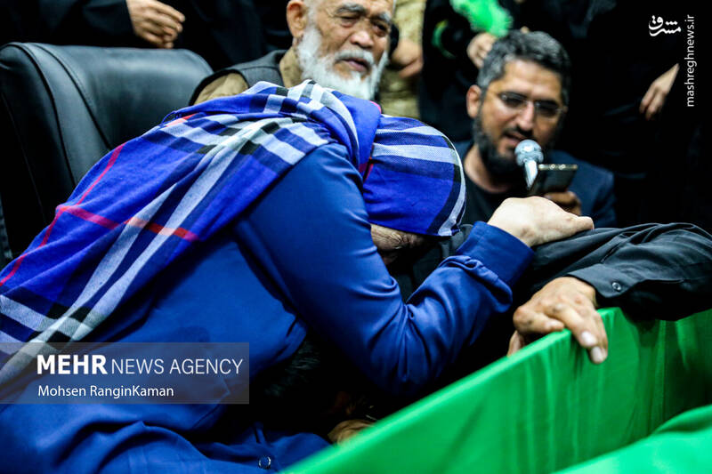 عکس/ وداع با پیکر مطهر شهید «نورالله نوری» در معراج شهدای تهران