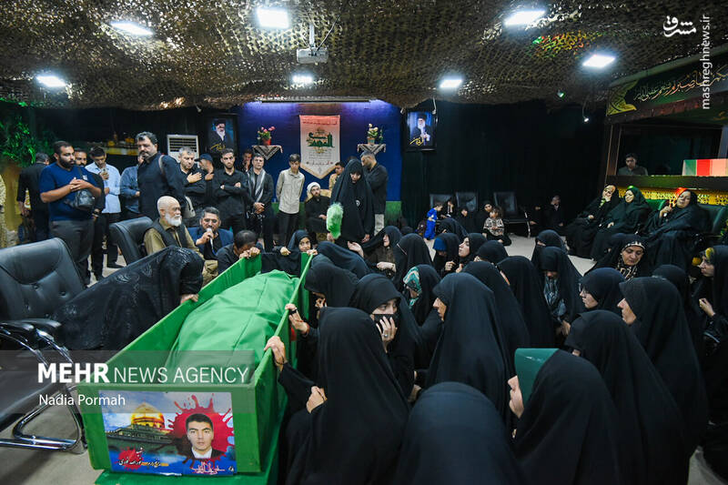 عکس/ وداع با پیکر مطهر شهید «نورالله نوری» در معراج شهدای تهران