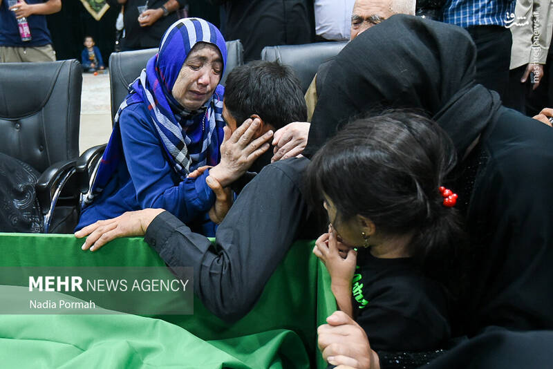 عکس/ وداع با پیکر مطهر شهید «نورالله نوری» در معراج شهدای تهران