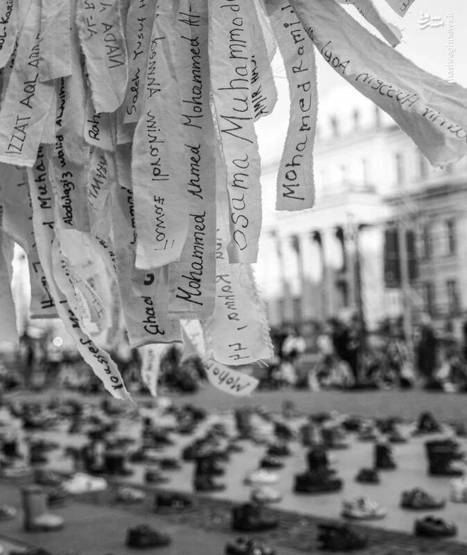 گرامیداشت یاد قربانیان جنگ در غزه توسط فعالان حامی فلسطین در برلین