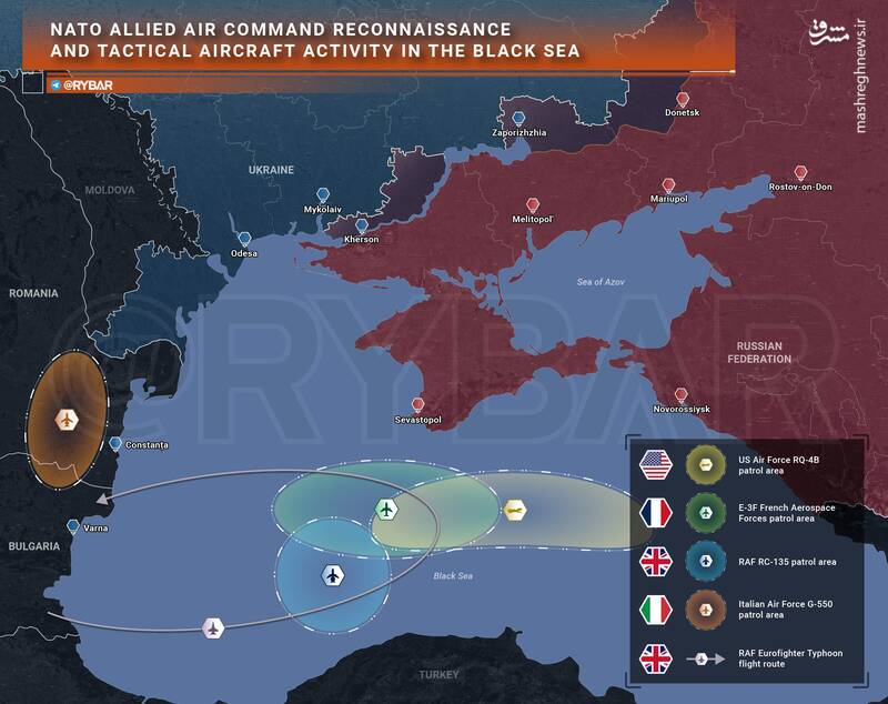 روسیه "گلوبال هاوک" آمریکایی را در دریای سیاه سرنگون می‌کند؟ / تصمیم سخت مسکو برای تامین امنیت شبه جزیره کریمه +فیلم و تصاویر