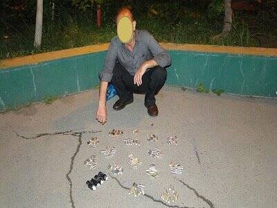 مسافری که ۱۶۵بسته مواد مخدر را بلعید +عکس