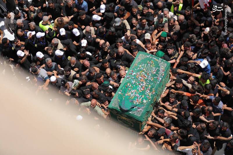 عکس / تشییع پیکر نمادین جوادالائمه در کاظمین 17