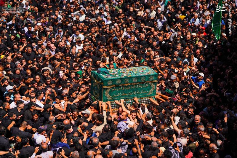 عکس / تشییع پیکر نمادین جوادالائمه در کاظمین 10