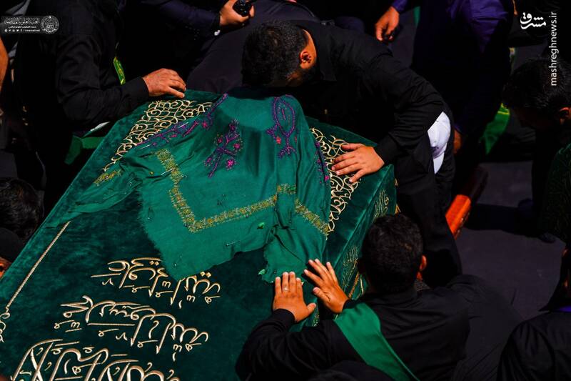 عکس / تشییع پیکر نمادین جوادالائمه در کاظمین 9