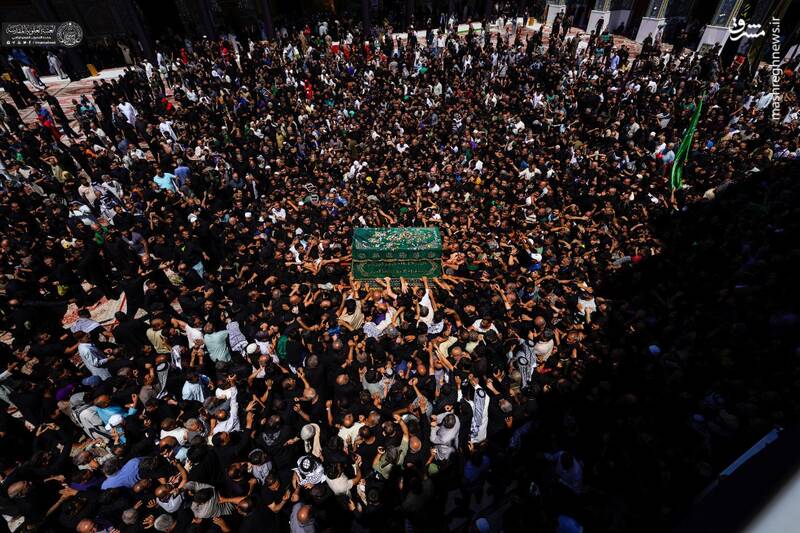 عکس / تشییع پیکر نمادین جوادالائمه در کاظمین 8