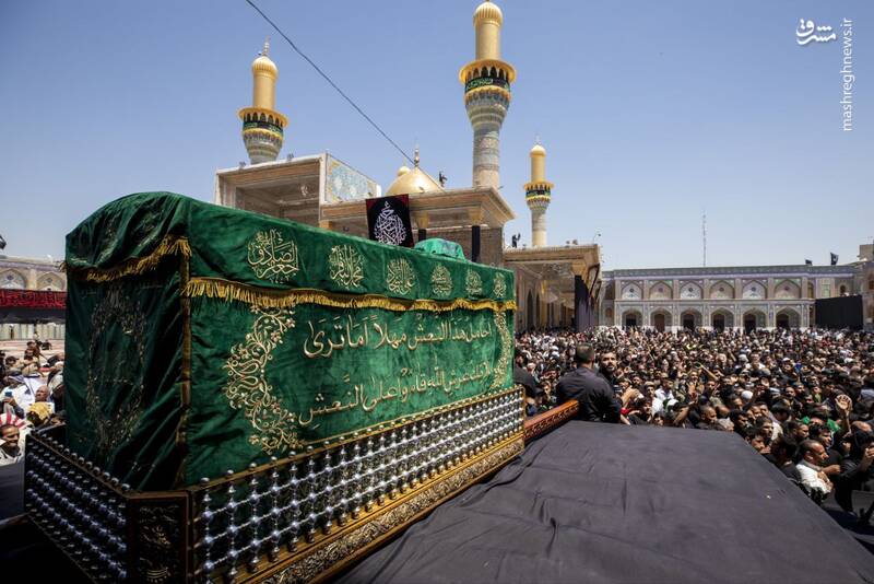 عکس / تشییع پیکر نمادین جوادالائمه در کاظمین 20