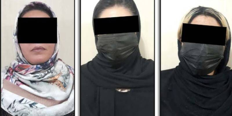 دستگیری سه زن جیب بر در تهران + عکس