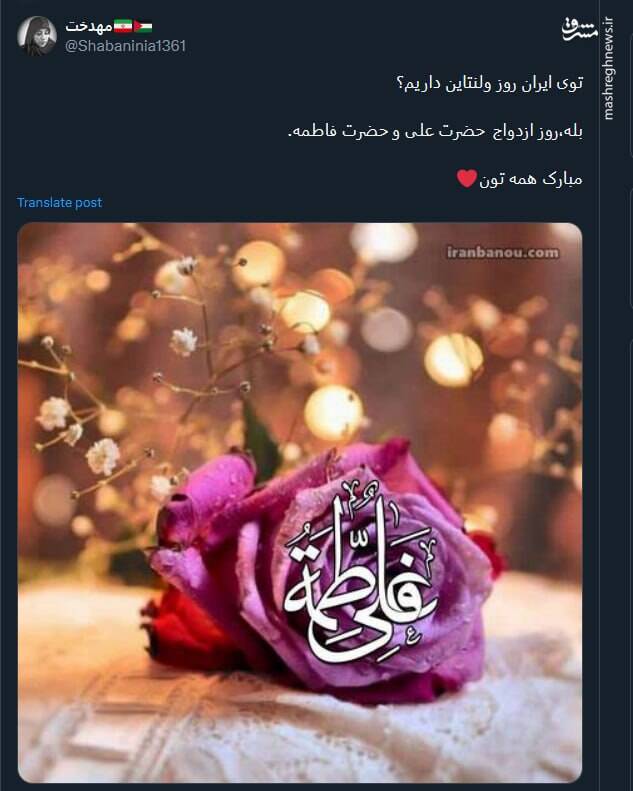 ولنتاین نه؛ ما خودمون روز عشق داریم + عکس 6