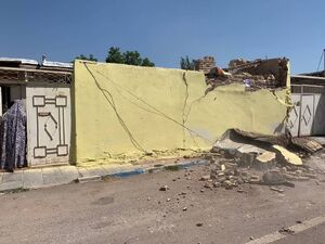 عکس/ انفجار هولناک منزل مسکونی در کوهین