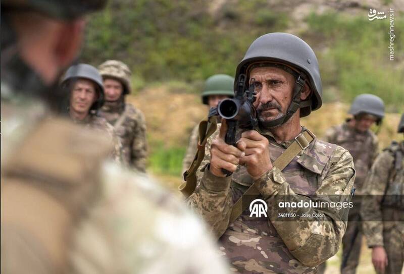لشکر پیرمردان اوکراینی در میدان نبرد! +تصاویر