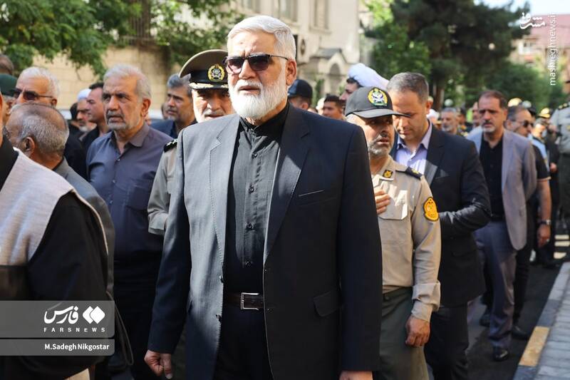 عکس/ تشییع همسر شهید صیاد شیرازی