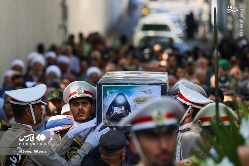 عکس/ تشییع همسر شهید صیاد شیرازی