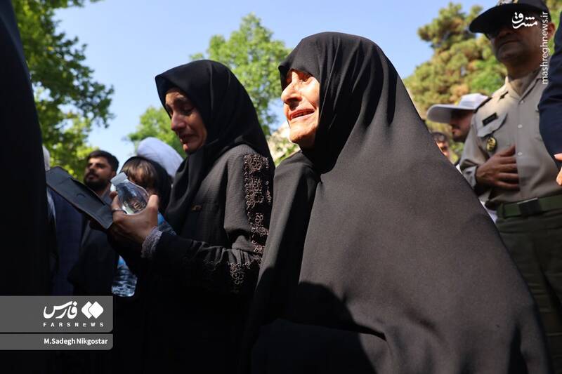 عکس/ تشییع همسر شهید صیاد شیرازی