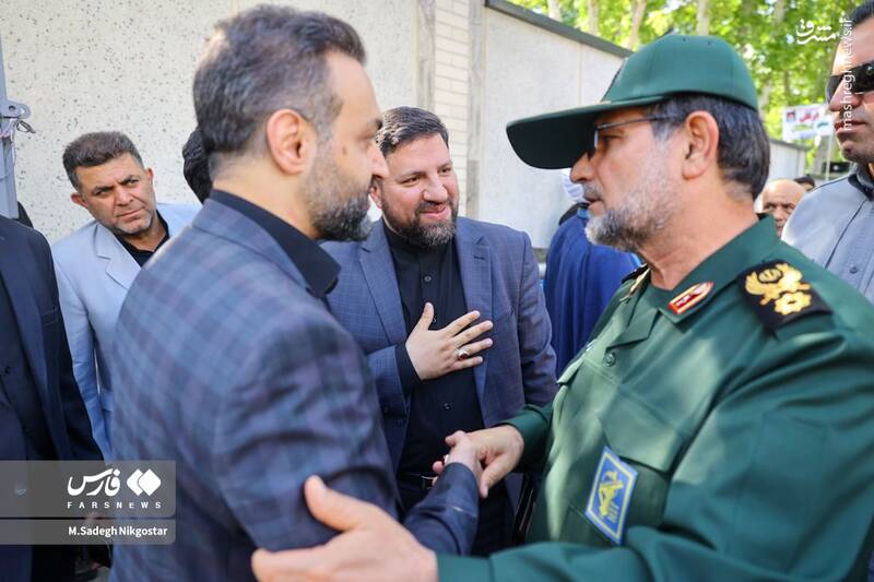 مراسم تشییع همسر شهید صیاد شیرازی برگزار شد+ عکس و فیلم