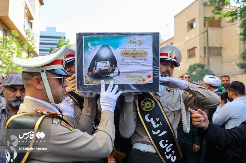 عکس/ تشییع همسر شهید صیاد شیرازی