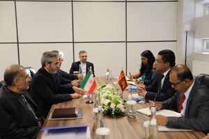 دیدار باقری با وزیر خارجه سریلانکا در روسیه