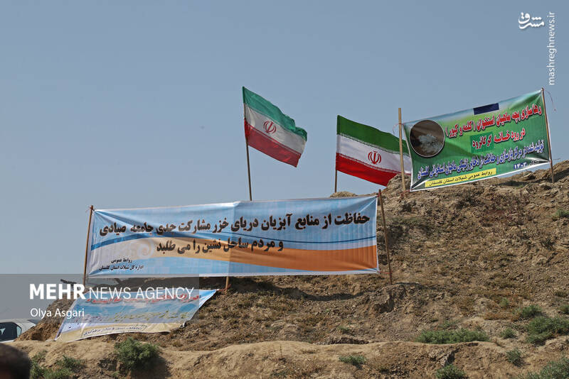 فیلم / رهاسازی بچه ماهیان استخوانی و خاویاری در گرگانرود 18