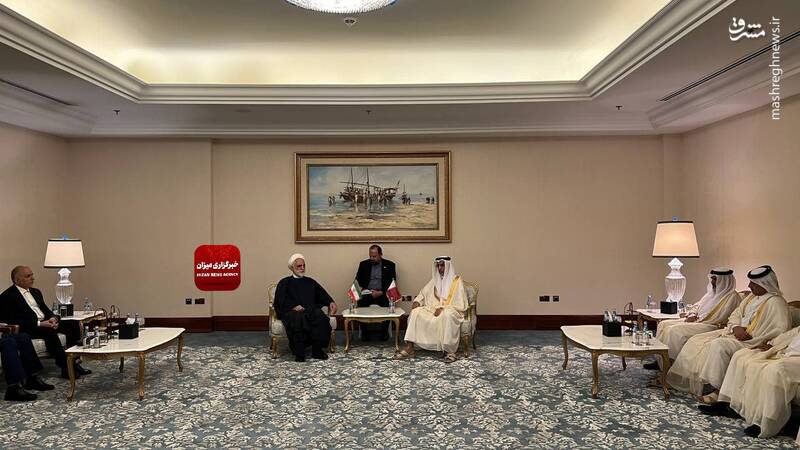 عکس/ دیدار اژه‌ای و رئیس شورای عالی قضایی قطر