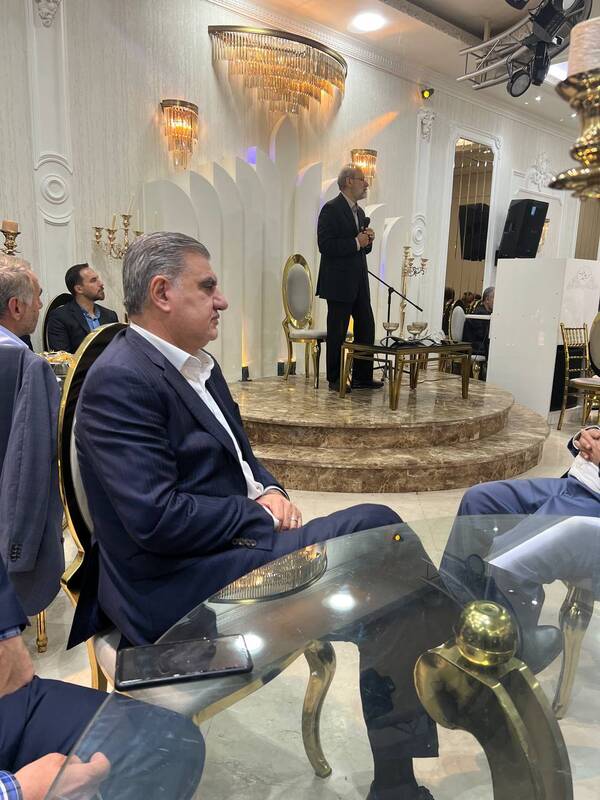 قدردانی لاریجانی از اعضای ستاد انتخاباتی خود 2