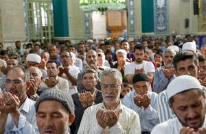 عکس / نماز عید قربان در مسجد جمکران