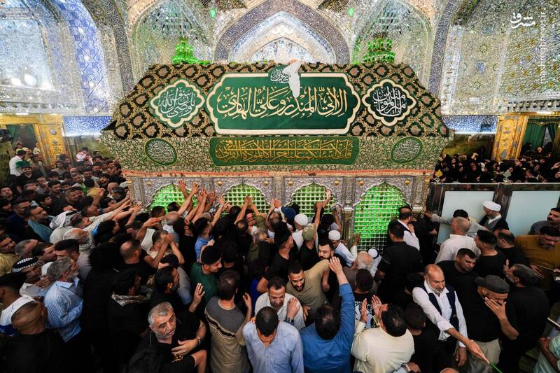 عکس / حال و هوای حرم امیرالمومنین در اولین روز از دهه ولایت 4