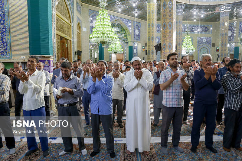 عکس / نماز عید قربان در مسجد جمکران 9