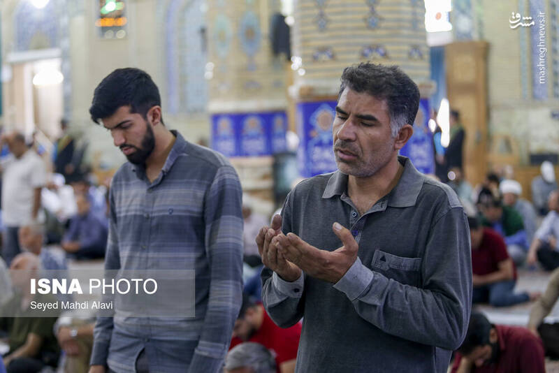 عکس / نماز عید قربان در مسجد جمکران 7