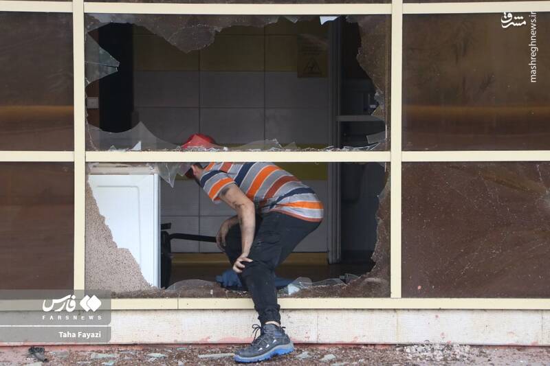 آخرین وضعیت بیمارستان قائم رشت بعد از آتش سوزی/ انتقال ۱۴۲ بیمار به مراکز درمانی+ عکس و فیلم