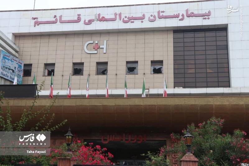 آخرین وضعیت بیمارستان قائم رشت بعد از آتش سوزی/ انتقال ۱۴۲ بیمار به مراکز درمانی+ عکس و فیلم