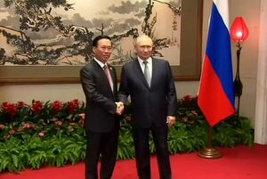 دیدار پوتین با رئیس‌‎جمهور ویتنام