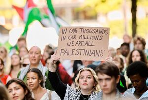 تظاهرات همبستگی با غزه و فلسطین در اسلو