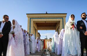 جشن وصال ۱۱۰ زوج زنجانی
