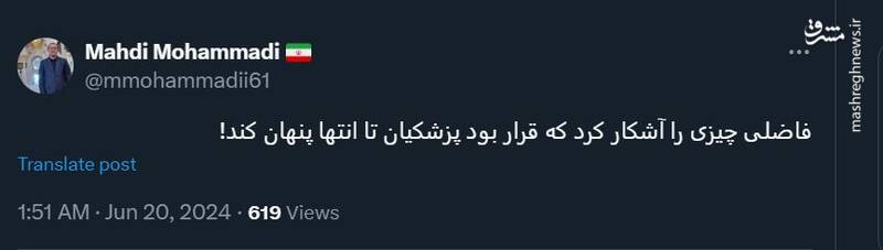 محمد فاضلی چه چیزی را آشکار کرد؟