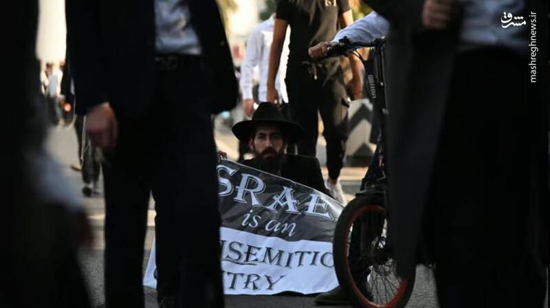 عکس/ بحرانی خدمت سربازی در سرزمین های اشغالی/ درگیری مجدد پلیس رژیم صهیونیستی با حریدیها