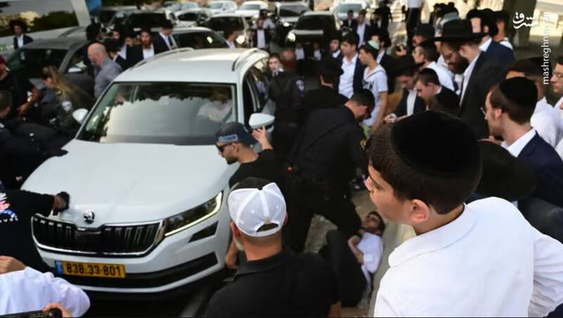 عکس/ بحرانی خدمت سربازی در سرزمین های اشغالی/ درگیری مجدد پلیس رژیم صهیونیستی با حریدیها