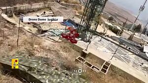 پهپاد حزب‌الله سامانه ضدپهپادی اسرائیل را منهدم کرد