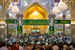 عکس / حال و هوای حرم امام حسین (ع) در دهه ولایت