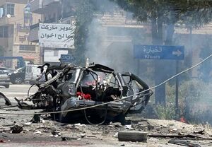 حمله پهپادی به یک خودرو در لبنان