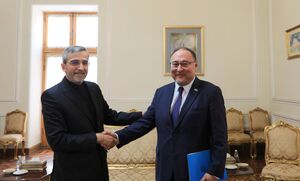 دیدار معاون اول وزارت خارجه قزاقستان با علی باقری
