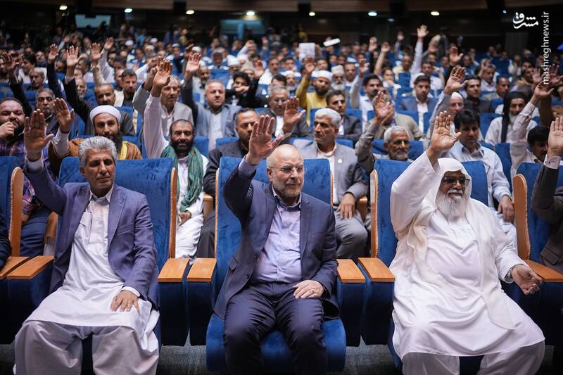 عکس / نشست محمدباقر قالیباف با بزرگان اهل سنت 3